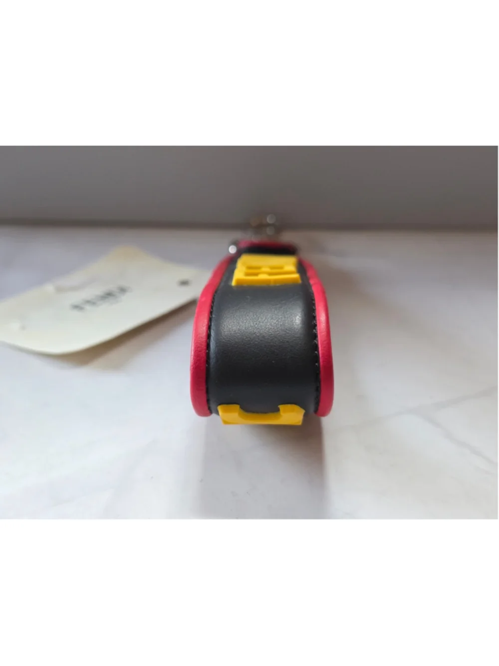 Fendi Fantastic Leather Wristlet Strap Bag Charm